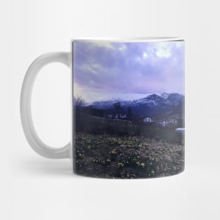 Violet Dusk Norway Mountainside Mug